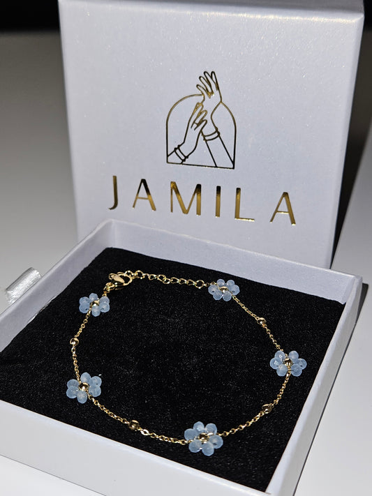 Dahlia Bracelet in Sky Blue
